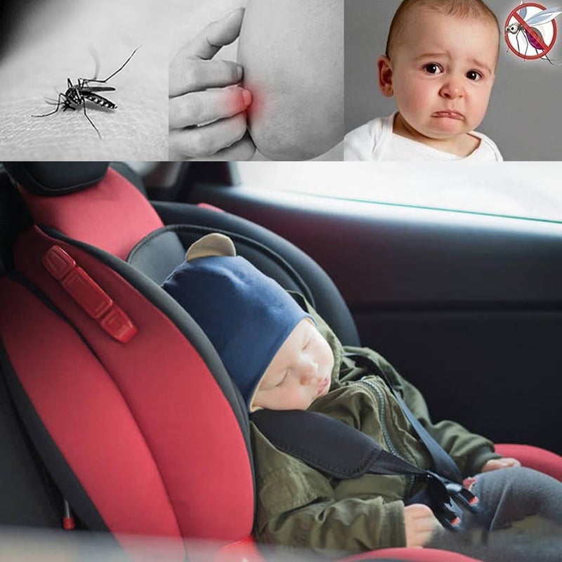 Turcee 4PCS Car Window Shades with Zipper,Breathable Car Window Cover Baby Window Shades for Car,Camping Essentials Side Window Sun Shade for Privacy Protection Fits Most Cars - Image 5